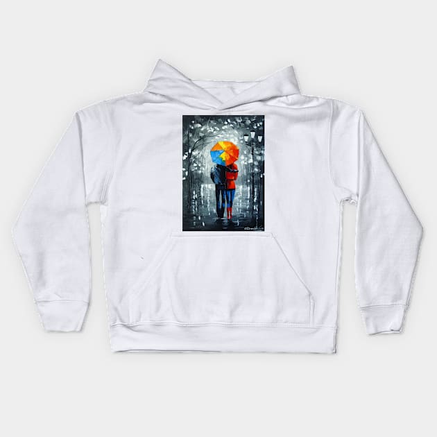 Bright walk Kids Hoodie by OLHADARCHUKART